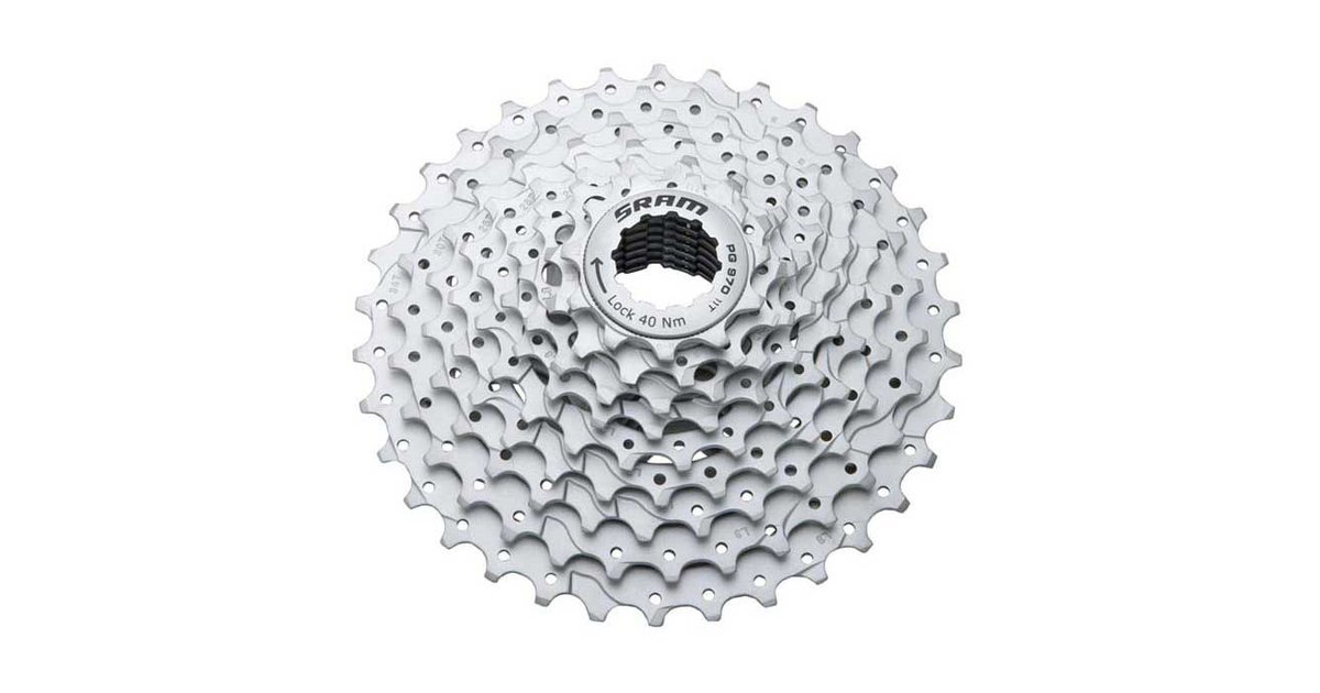 Cassette VTT SRAM PG-970 9 Vitesses 11-34 T - Occasion, Mais Fonctionnelle