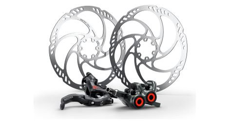 Magura mt7 pro scheibenbremshebel hc3   special edition rot  mit scheiben