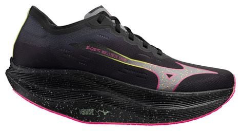 Mizuno wave rebellion pro 2 laufschuhe schwarz pink herren
