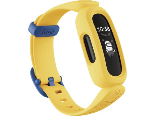 Fitbit Ace 3 Kids, Fitness Tracker, Einheitsgröße, BlackMinions Yellow