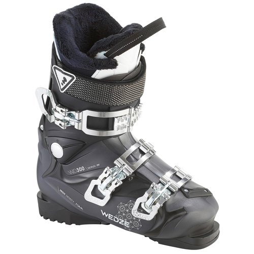 WEDZE Skischuhe Piste Wid 300 Damen schwarz