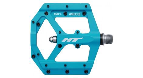 Ht Components paar me03 evo  flat pedals blau