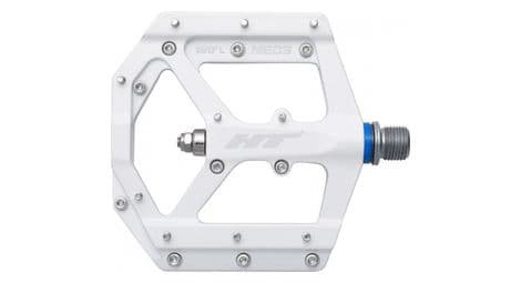Ht Components paar me03 evo  flat pedals weis