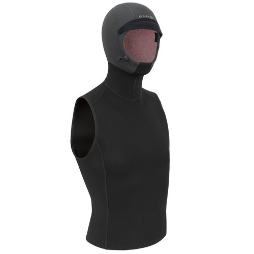 Olaian Neoprentop Surfen 1 mm mit integrierter Kopfhaube 2 mm