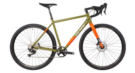 Wilier Triestina ausstellungsfahrrad   gravel bike jareen shimano grx 11v grun   orange brillant 2023