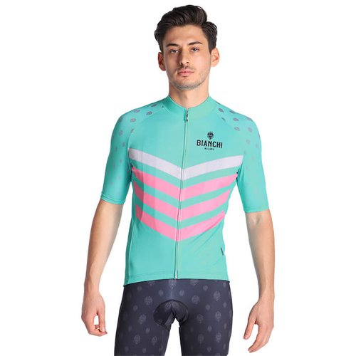 Bianchi Milano Nicandro Kurzarmtrikot, für Herren