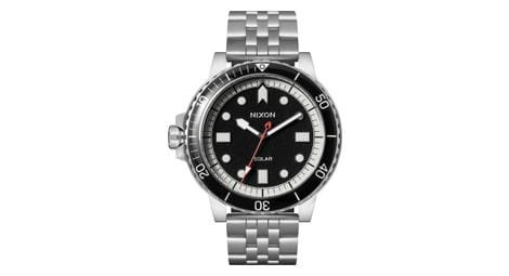 Nixon unisex uhr stinger 44 silber schwarz