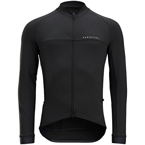 Van Rysel Herren Radtrikot langarm RC100 schwarz