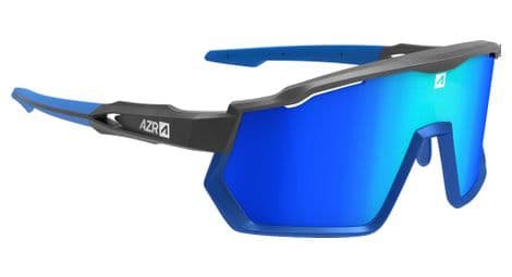 Azr pro race rx brille mattblau schwarz   blaues visier   farbloses visier