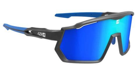 Azr pro race rx brille mattschwarz   blaue scheibe   farblose scheibe