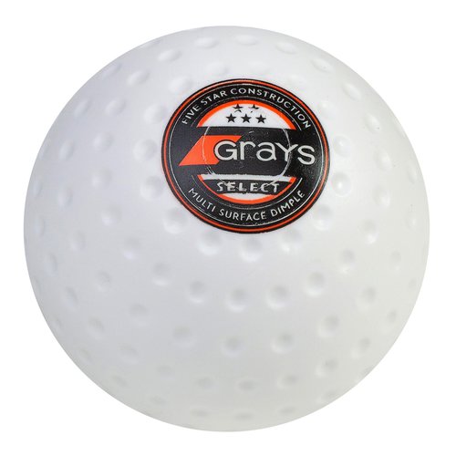 Grays Feldhockeyball Select mit Dimples weiss