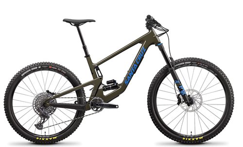 Santa Cruz Bronson 4C MX S-Kit - 2927,5 Zoll 12K Fully - Gloss moss and Blue - 2022