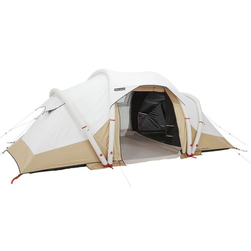 Quechua Familienzelt aufblasbar - Air Seconds 4.2 Fresh & Black für 4 Personen 2 Kabinen
