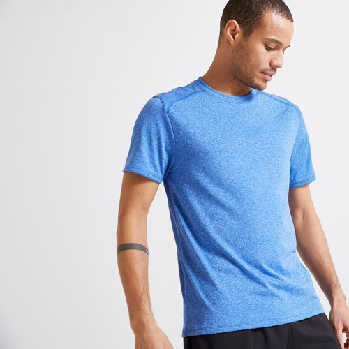 Domyos T-Shirt Herren - 100 blaumeliert
