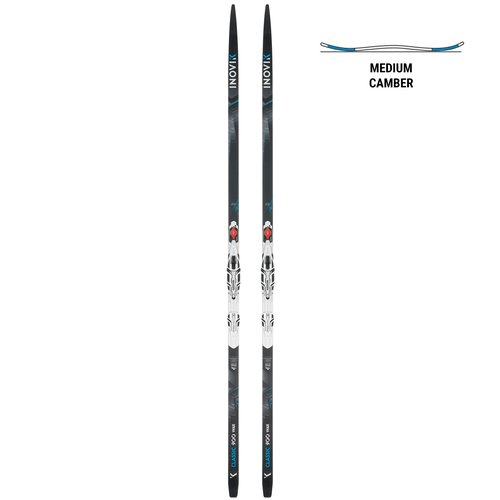 INOVIK Langlaufski Classic 900 Wachs Medium-Camber + Rottefella-Bindung Erwachsene