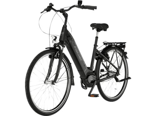 FISCHER CITA 4.1i Citybike Laufradgröße 28 Zoll, Damen-Rad, 504 Wh, Schwarz Matt