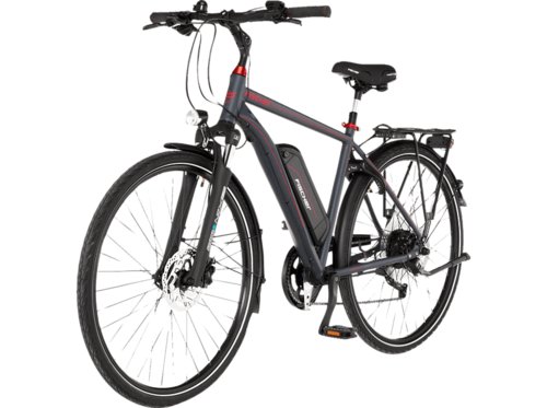 Fischer VIATOR 1.0 Trekkingrad Laufradgröße 28 Zoll, Herren-Rad, 422 Wh, Dunkel anthrazit matt