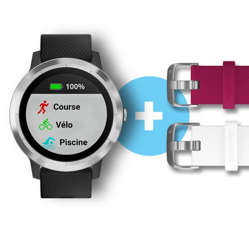 Garmin Smart-Watch Vívoactive 3 silber - Weihnachts-Edition