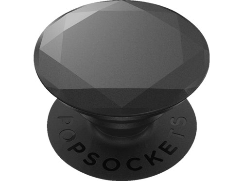 Popsockets PopGrip Metallic Diamond Black Handyhalterung, Mehrfarbig