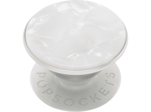 Popsockets PopGrip Acetate Pearl White Handyhalterung, Mehrfarbig