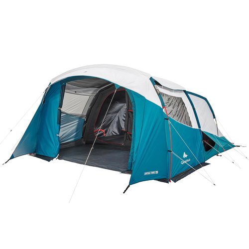 Quechua Familienzelt Stangenaufbau - Arpenaz 5.2 Fresh & Black 5 Personen in 2 Kabinen