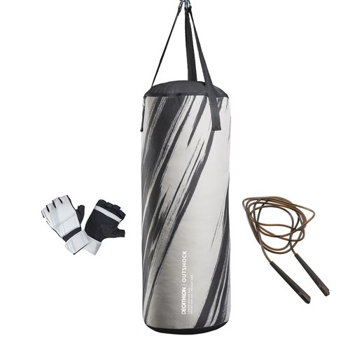 OUTSHOCK Neues Cardiobox-Set Boxsack + Halbhandschuhe + Springseil