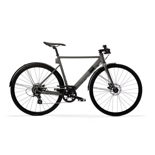 Btwin City Bike 28 Zoll Elops Speed 900 grau