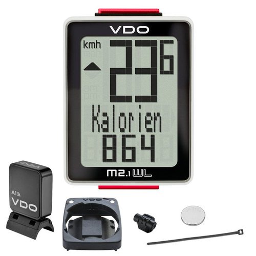 VDO Radcomputer M2.1 WL, Fahrradcomputer, Fahrradzubehör