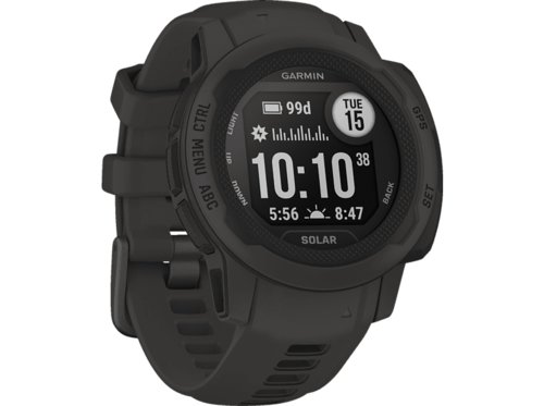 Garmin Instinct 2S Solar Smartwatch Silikon, 112-180 mm, Schiefergrau