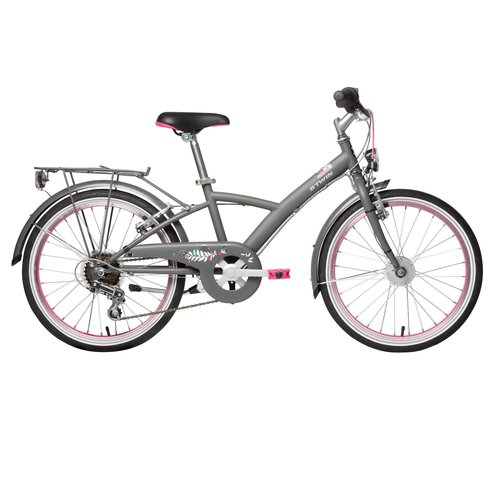 BTWIN Kinderfahrrad 20 Mistigirl 540 grau/rosa