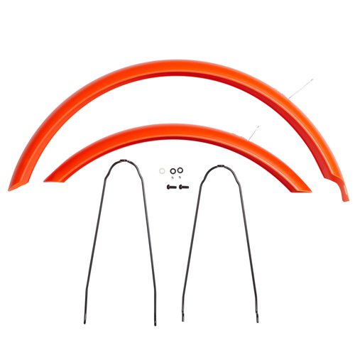 BTWIN Schutzblech-Set 20 Zoll (paarweise, ohne Schrauben) orange