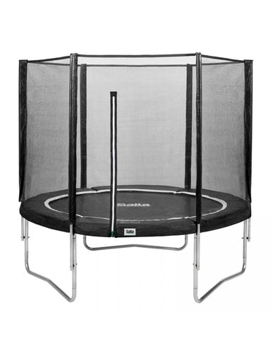 Salta Trampoline Combo rund 251cm Schwarz Farbe - Schwarz, Trampolingröße - 251 - 300 cm,