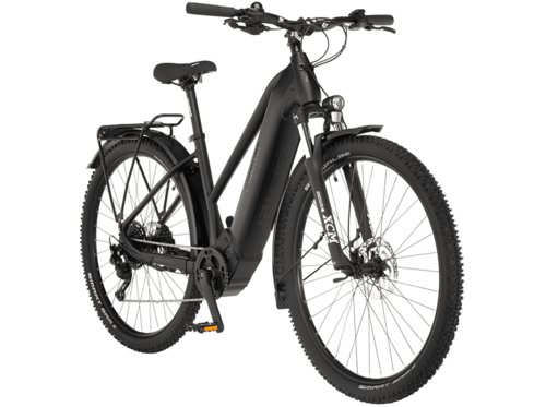 Fischer Terra 8.0I All Terrain Bike ATB Laufradgröße 29 Zoll, Rahmenhöhe 45 cm, Damen-Rad, 711 Wh, Schwarz