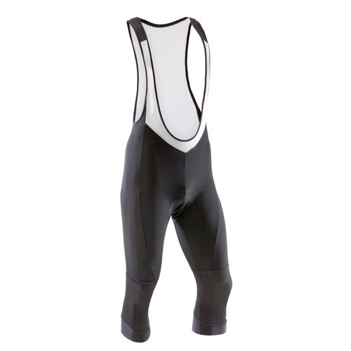 BTWIN 3/4-RADHOSE MIT TRÄGERN RENNRAD HERREN RC500 SCHWARZ