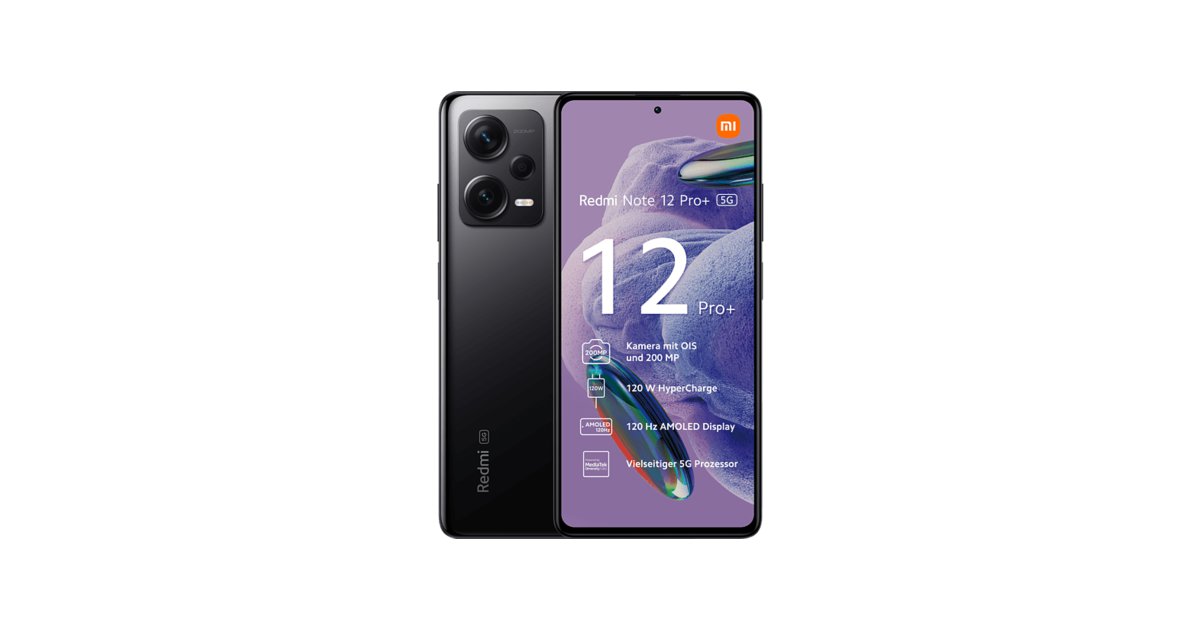 Xiaomi Redmi Note 12 Pro 5G 256 GB Midnight Black Dual SIM