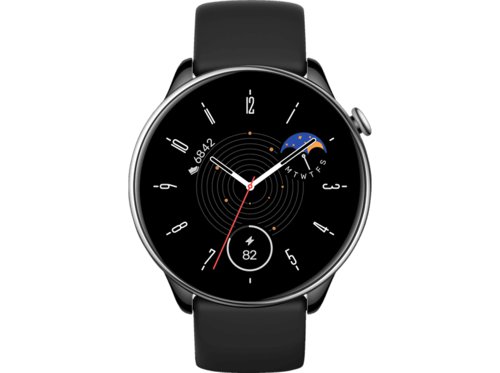 Amazfit GTR Mini Smartwatch Edelstahl Silikon, 20 mm, Midnight Black