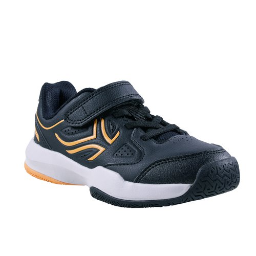 Artengo Tennisschuhe Turnschuhe Kinder mit Klettverschluss - TS530 schwarz