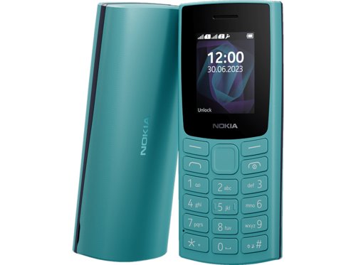 Nokia 105 2023 Mobiltelefon, Cyan