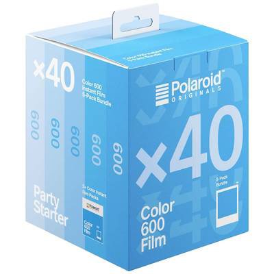 Polaroid 600 Color Film Pack 40x Sofortbild-Film Blau
