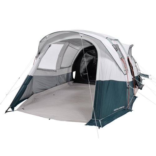Quechua Familienzelt Stangenaufbau - Arpenaz 6.3 Fresh & Black für 6 Personen 3 Kabinen