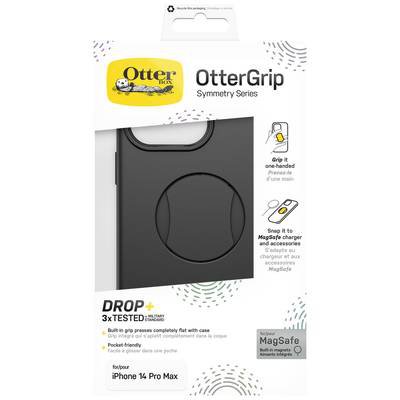 Otterbox OtterGrip Symmetry Cover Apple iPhone 14 Pro Max Schwarz MagSafe kompatibel, Stoßfest