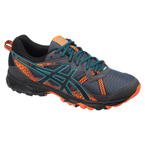 Laufschuhe Trail Gel Kanaku 3 Herren grau orange