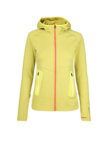 Ortovox Damen Fleecejacke Fleece Light Hoodie gelb | S