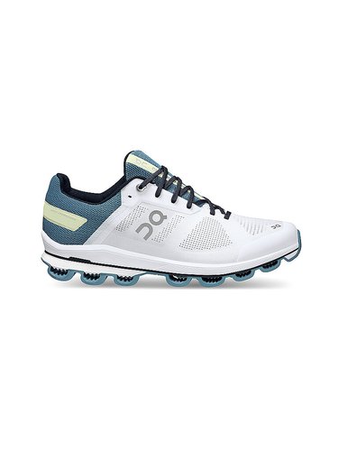 On Herren Laufschuhe Cloudsurfer 6 WHITE NIAGARA weiss | 44