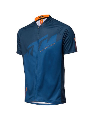 Ktm Herren Rad Trikot Factory Character FZ blau | M