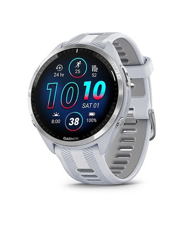 Garmin GPS-Triathlonuhr Forerunner® 965 hellgrau