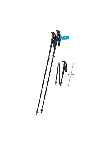 Komperdell Trekkingstöcke Carbon FXP ApproachCompact schwarz
