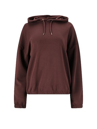 Athlecia Damen Fitnesshoodie Namier dunkelrot | 34