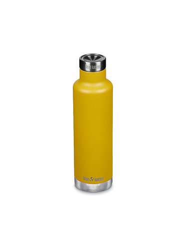 Klean Kanteen Isolierflasche Classic 750ml Pour Through Cap gelb