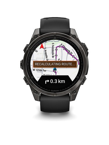 Garmin GPS-Multisport-Smartwatch Fenix 8 Amoled Sapphire  47mm grau